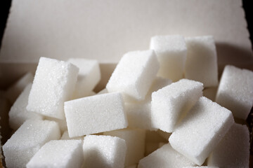 Sugar cubes view