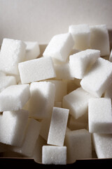 Sugar cubes view