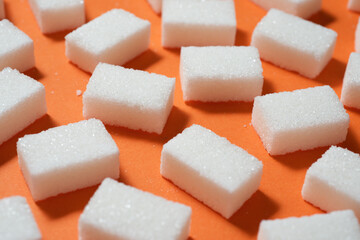 Sugar cubes view