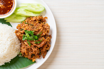 spicy grilled pork with rice