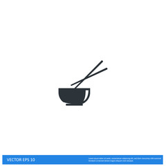 illustration of a bowl with a spoon