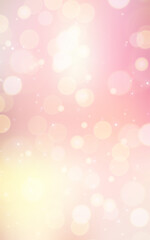 Abstract fresh bright spring or summer landscape texture with bokeh light pink and a bright sunny sky.