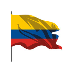 waving flag colombia