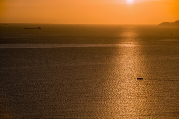 Sunrise Scenery at Queen's Bay, Sanya, China