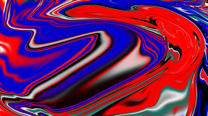 Liquid abstract art