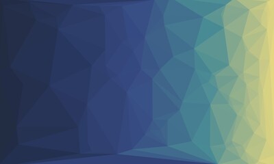 Abstract polygonal background with blue gradient