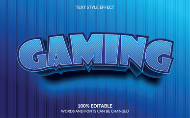 Editable Text Effect Gaming Text Style © Ankas89
