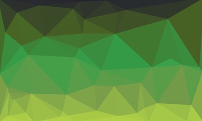 Abstract multicolored background with green pattern