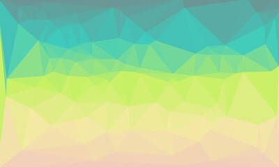 Abstract multicolored and pastel background with poly pattern