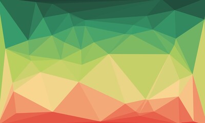 Abstract light and colorful polygonal background