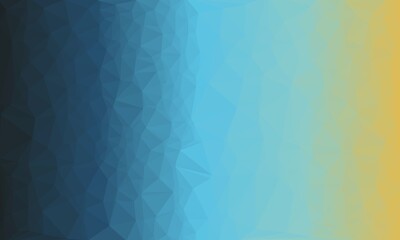 Abstract and geometric background with blue poly pattern