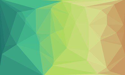 Creative pastel and prismatic background with polygonal pattern