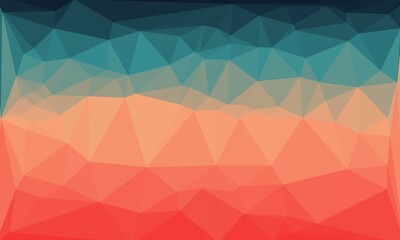bright, multicolored polygonal background