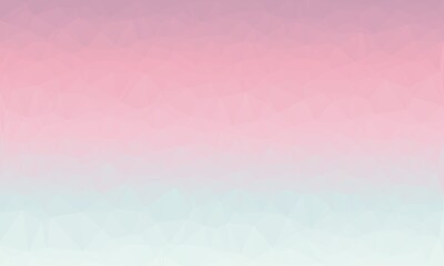 Abstract polygonal background in light blue and pink colors