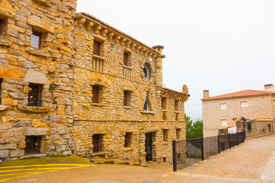 Chodos (Xodos), Valencian Community, Spain. Historic village. Beautiful medieval town on the Penyagolosa mountain in the Alcalat&eacute;n area.