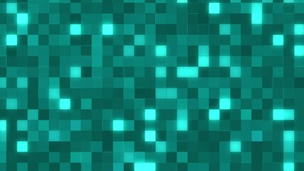 青色のグラデーション アブストラクトドット抽象cgキラキラ背景 Wall Mural Rrice