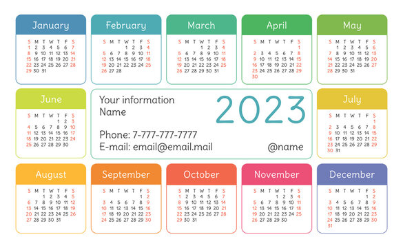 Sccpss Calendar 2023 24 Calender 2023" Images – Browse 134 Stock Photos, Vectors, And Video | Adobe  Stock