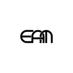 eam letter original monogram logo design