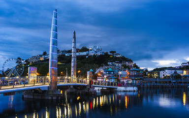 Bridge over Torquay Marina, Torquay, Devon, England, Europe
