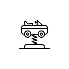 Swing Ride icon in vector. Logotype