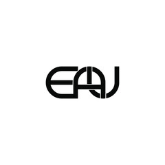 eau letter original monogram logo design