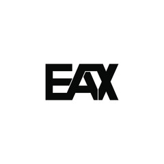 eax letter original monogram logo design