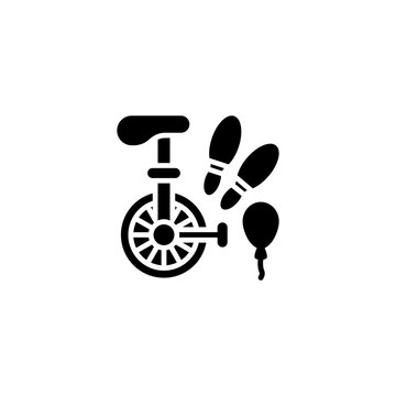 recommend clip art: Circus Juggling icon in vector. Logotype