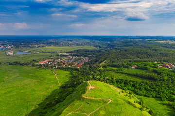 Fototapeta premium Rural summer landscape