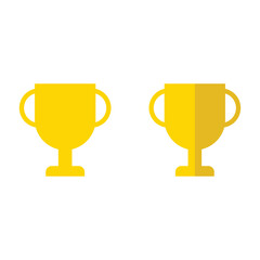 Trophy Cup Vector Flat Icon