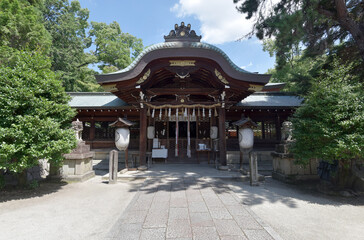 Obraz premium 上御霊神社 本殿 京都市上京区