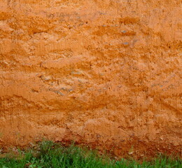 red soil wall texture