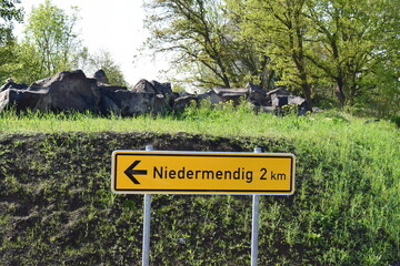 Verkehrsschild, Niedermendig