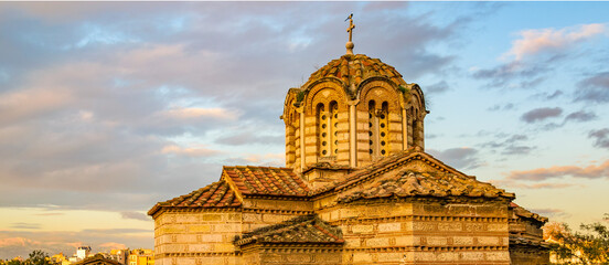 Byzantine Style Church, Athens, Greece