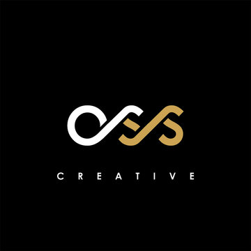 OSS Letter Initial Logo Design Template Vector Illustration