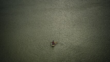 A lonely man in Lake