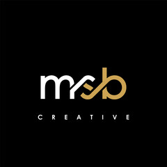MSB Letter Initial Logo Design Template Vector Illustration
