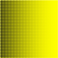 
Abstraction, yellow polka dots on a background combining dark and light colors, abstract gradient, background for banner, wallpaper, brochure, landing page, poster or book.