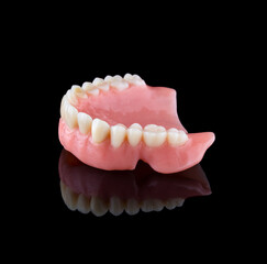 Complete maxillary denture
