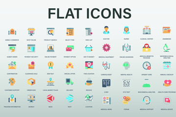 flat icons for web site