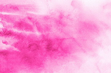 Fototapeta premium Abstract pink watercolor background texture