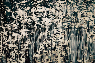 Offroad car side stained in mud close up