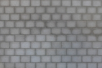 Vintage dark grey large brick, Abstract geometric pattern texture, Outdoor building big block wall, Can be used as background for display or montage your products.