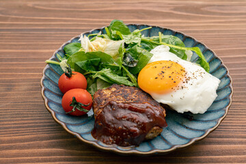 自炊　ハンバーグ