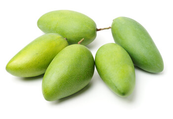 mangos on a white background 