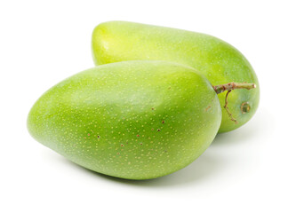 mangos on a white background 