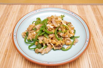 豚肉とピーマンの炒め物