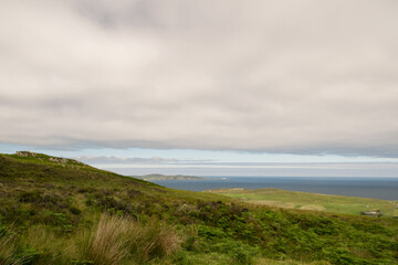 Fototapeta na wymiar Panorama irlandese, contea di Donegal