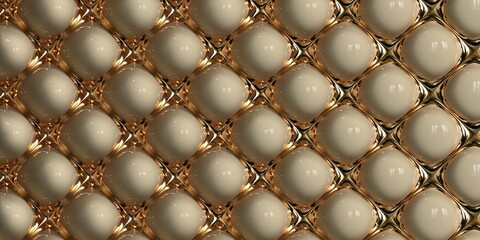 Abstract Beige and Gold background with 3d effect.