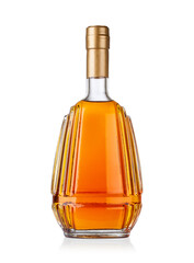 whiskey bottle isolated