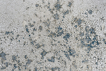 Cracked painted wall